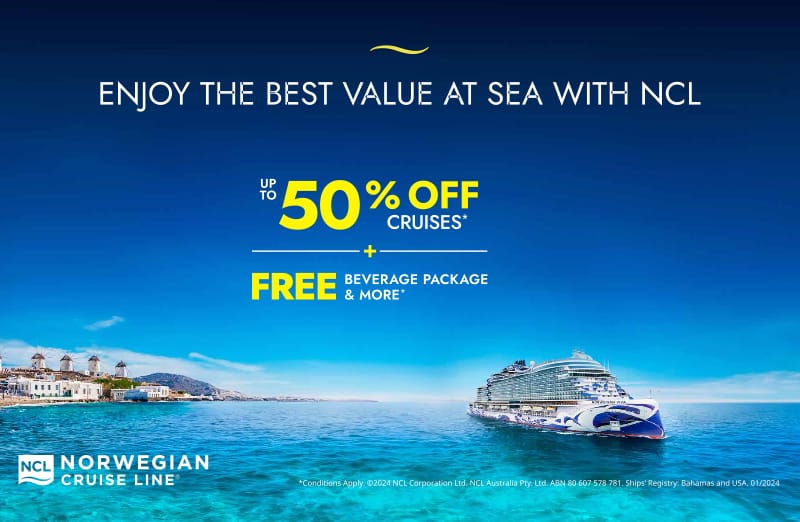 Enjoy the best value at sea with NCL and Champion Travel